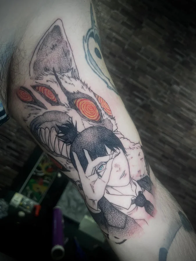 tatuaje de anime